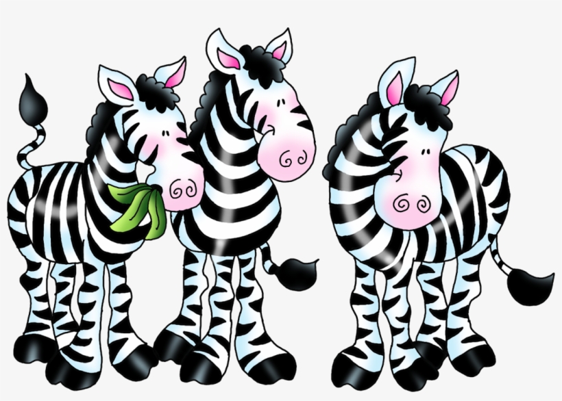 Zebra Clipart Jungle Themed - Jungle, transparent png