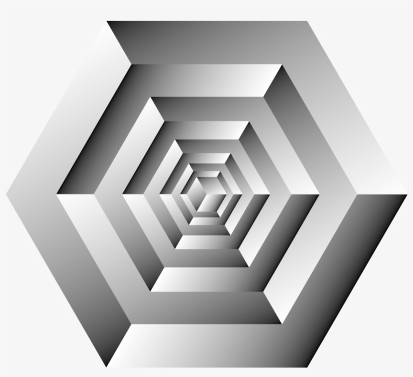 Picture Transparent Download Isometric Projection Necker - Draw Isometric Illusions, transparent png