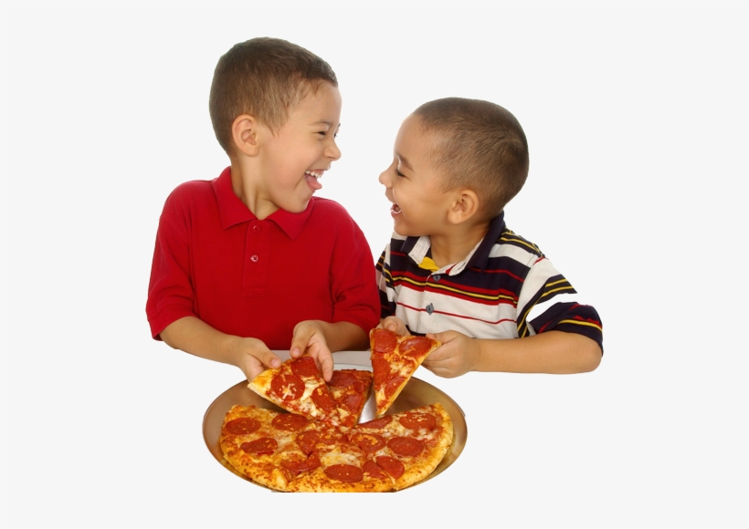 Forget Papa Everyone Loves Their Mama - Boy Eating Pizza Png, transparent png