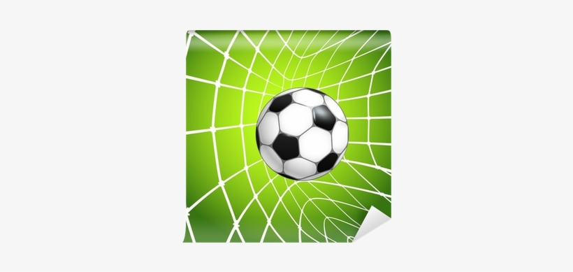 Football Ball In A Net - Football, transparent png