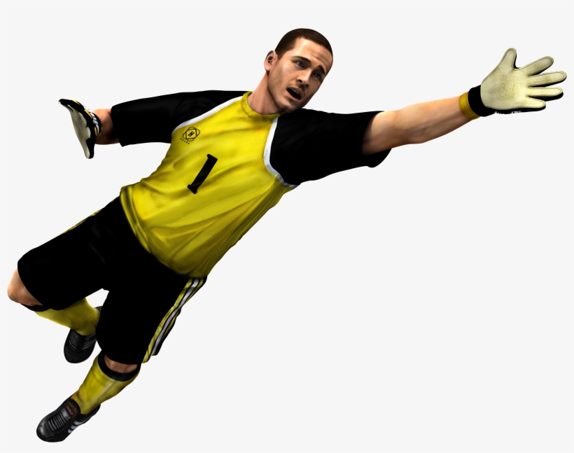 Soccer Goal Cartoon Png - Portero De Futbol Png, transparent png