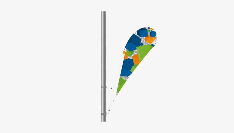Bowflag® Drop Pole Banner - Street, transparent png