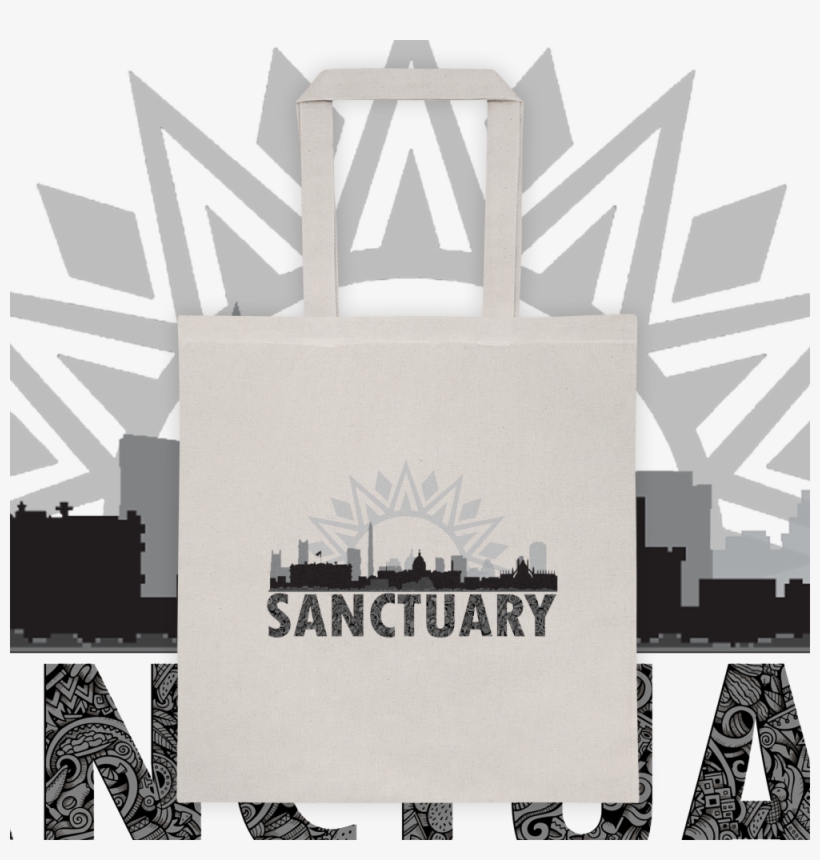 Sanctuary City - Washington Dc - Tote - This Land Is - Sanctuary City, transparent png