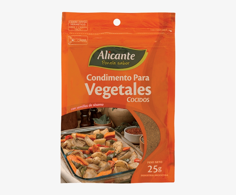 Condimento Para Vegetales Cocidos - Alicante Condimento Para Pizza 25g 5 Pack, transparent png