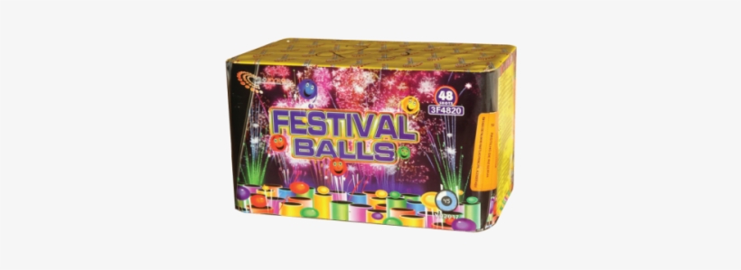 Bateria 48 Disparos Festival Balls - Fireworks, transparent png