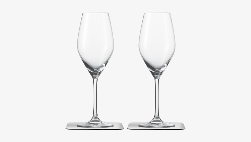 Crystal Champagne Glasses - Schott Zwiesel Vina Series Champagne Flute, transparent png