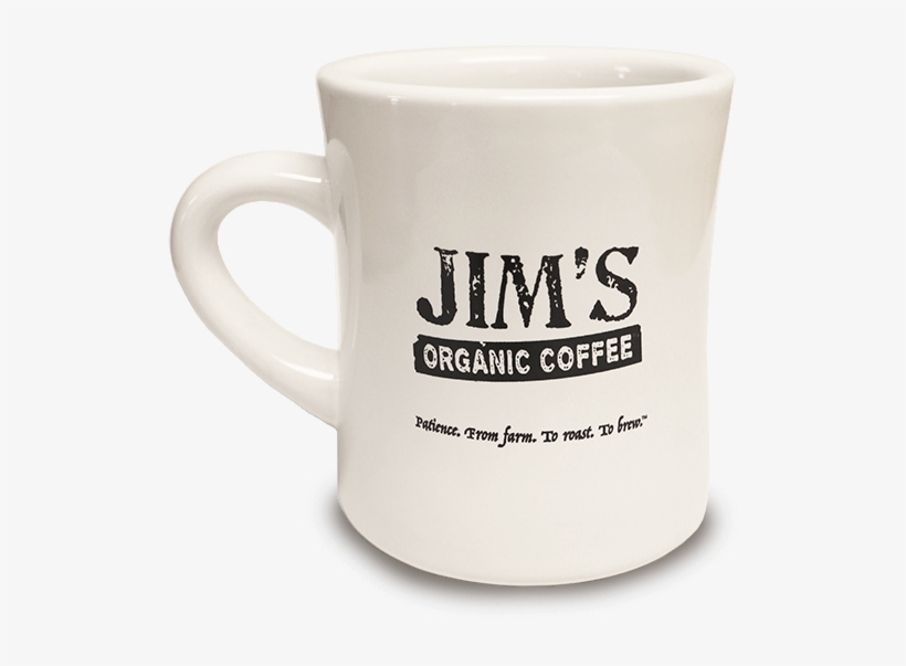Jim's Coffee Mug - Jims Organic Coffee Coffee, Ground, Dark, French Roast, transparent png