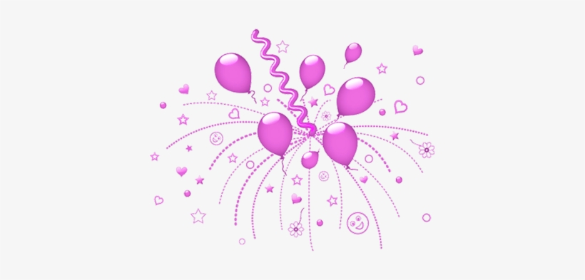 Psd De Fogos De Artifício De Balão, Free Vector - Party Balloons, transparent png