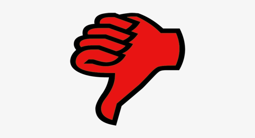 Thumbs Down Emoticon - Thumb Signal, transparent png