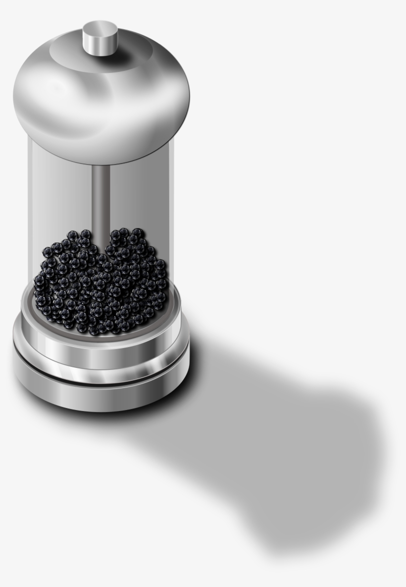 Black Pepper Download Png - Black Pepper Grinder Clip Art, transparent png