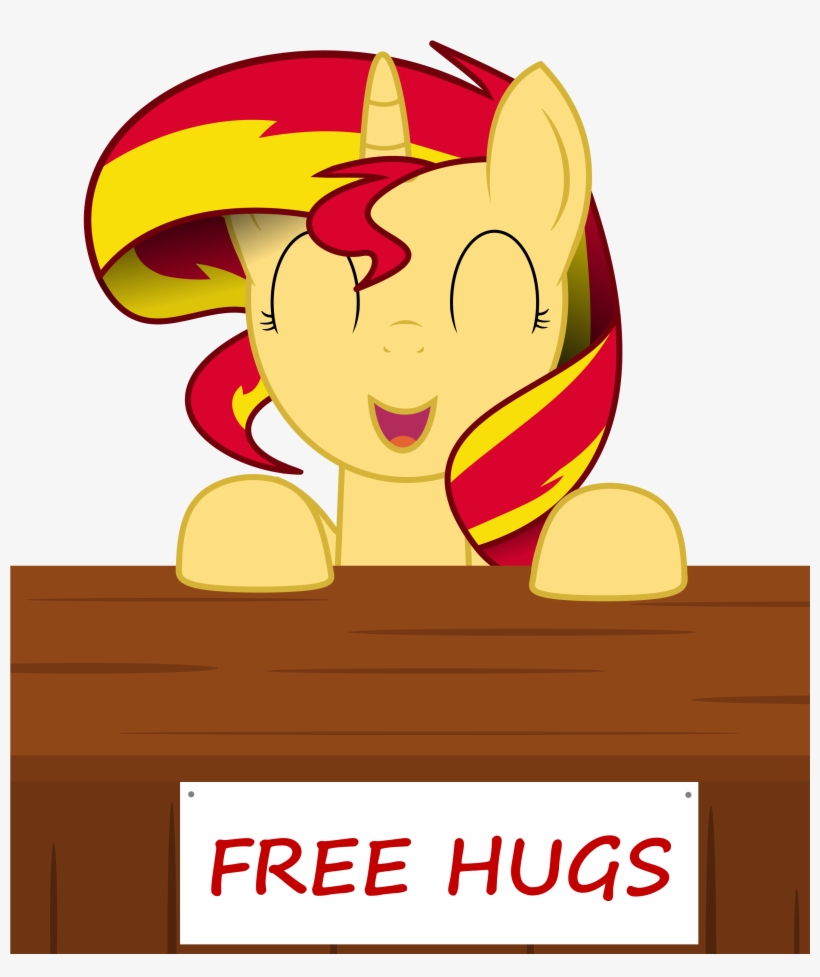 Sunset Shimmer Hug, transparent png