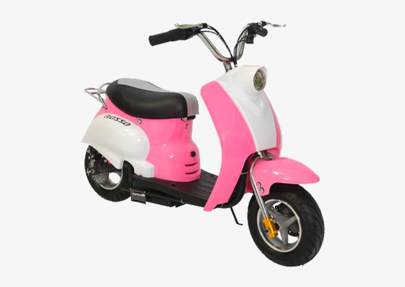 Rosso Motors Emoped Pink Scooter Ride On For Girls - Motorcycle, transparent png