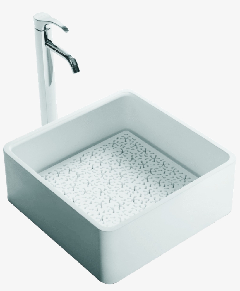 Milano Square Basin - Interior Gallery Yl1087 Mozart Vessel Sink Solid Surface, transparent png