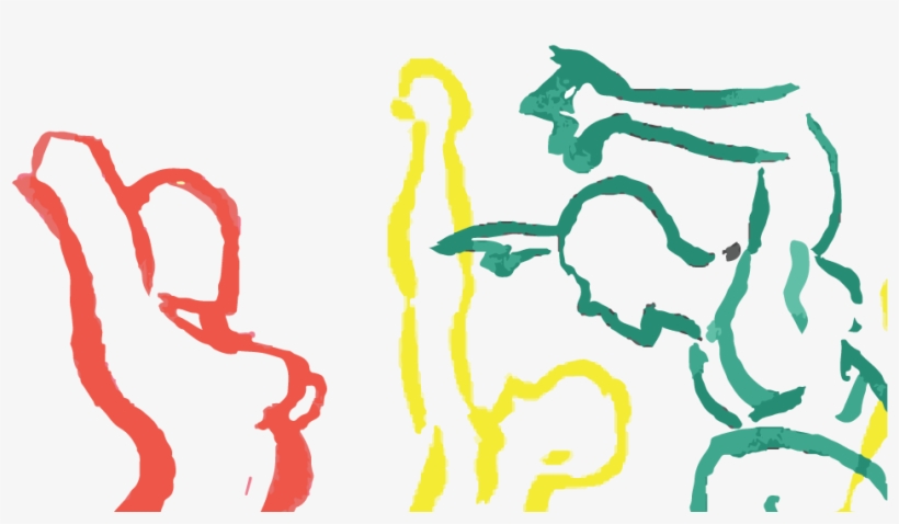 Written Letters - People In Movement In Art, transparent png