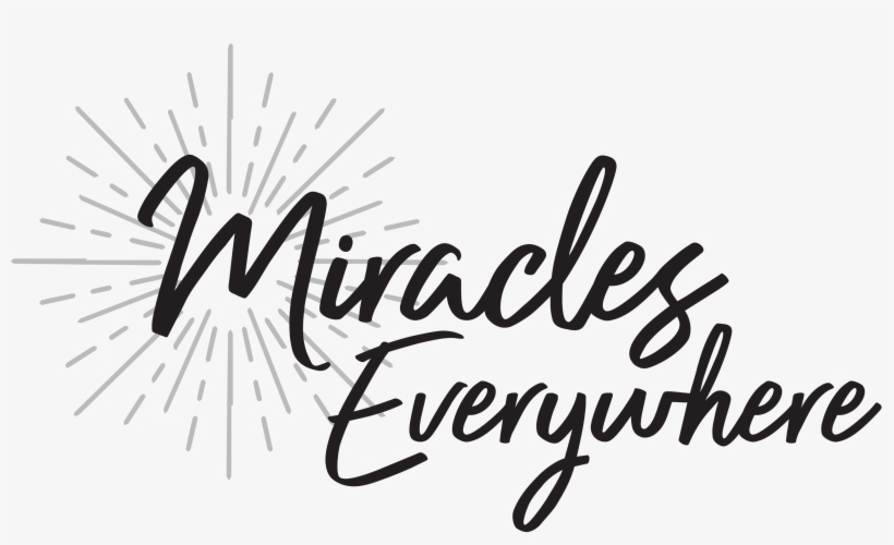 Black & White Version Miracles Everywhere Logo - New Jersey, transparent png