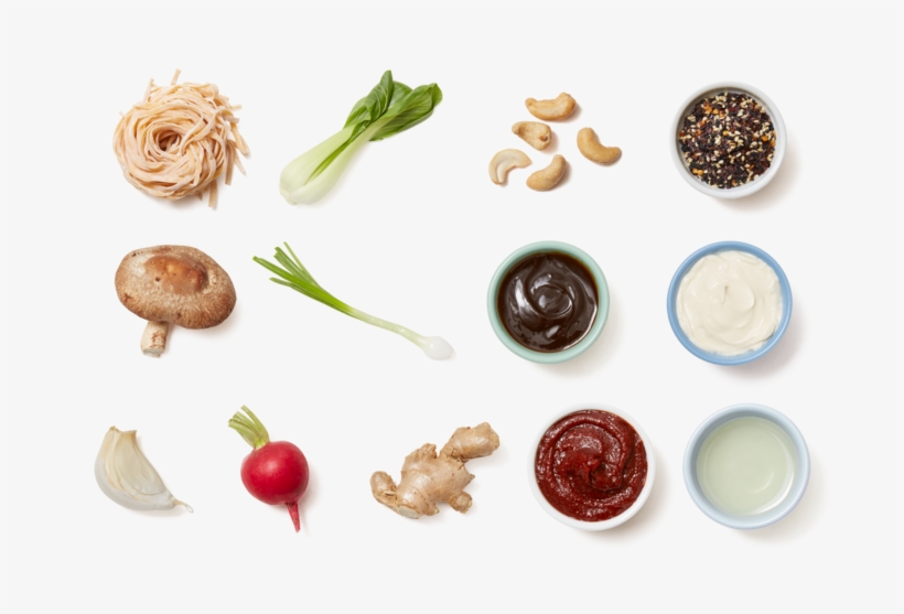 Stir-fried Wonton Noodles With Bok Choy & Radishes - Wonton Noodles, transparent png