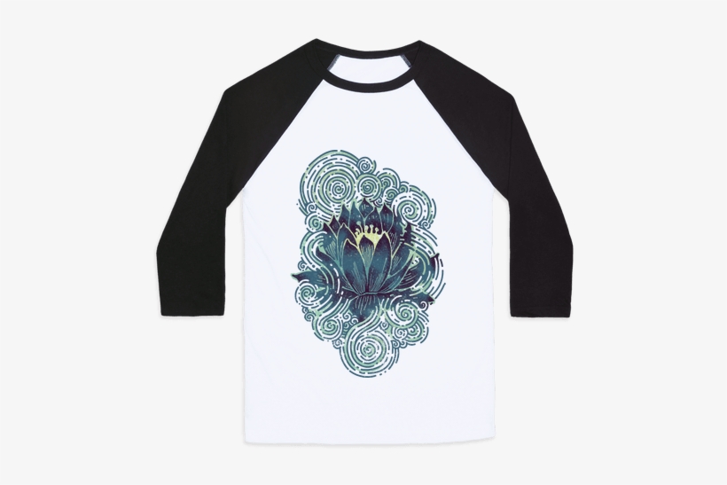 Lotus Flower Baseball Tee - Animal Crossing Shirt, transparent png