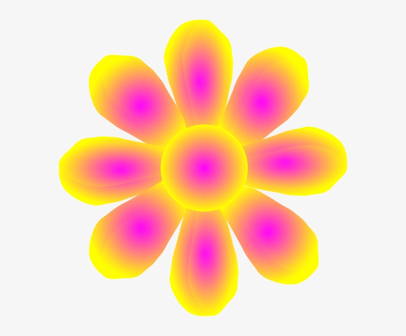 Petal Clipart Small Flower - Small Flower Cartoon, transparent png