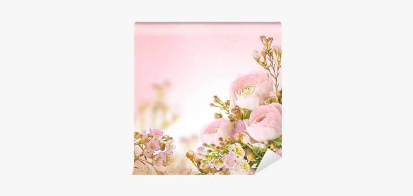 Gentle Bouquet From Pink Roses And Small Flower Wall - So-01g Xperia Z3 エクスペリア ドコモ Docomo スマホケース ゼット 005354, transparent png