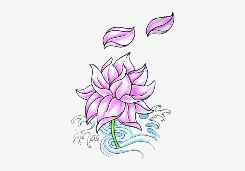 Stencil Flowers - Google Search - Tattoo Flash Japanese Lotus, transparent png