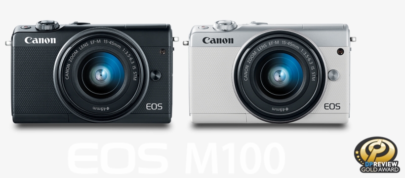 Canon Eos M100 - Digital Camera - Mirrorless, transparent png