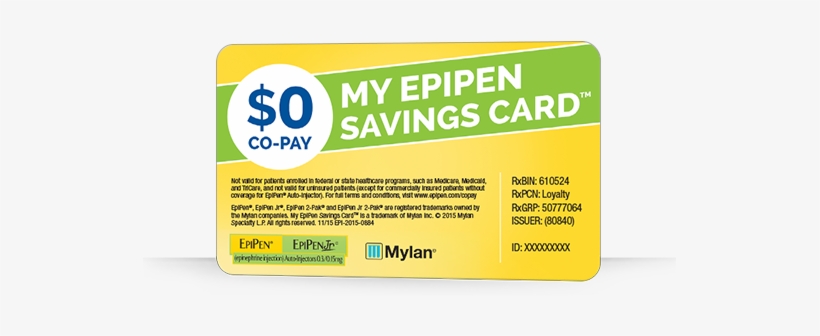 What Epipen Pricing And Parents Teach Us About Social - Epipen Savings Card 2018, transparent png