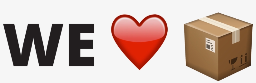 We Love Parcels Pos Png - Paket-kasten - Emoji Getränkeuntersetzer, transparent png