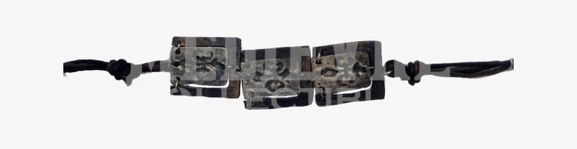Silver And Copper Fleur De Lis Bracelet - Strap, transparent png