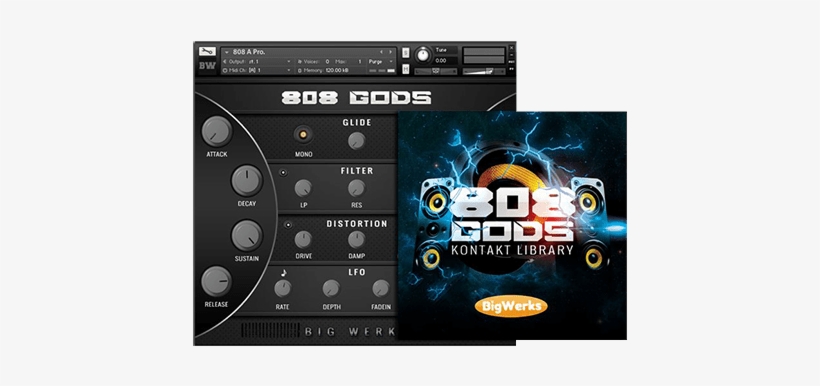 Bigwerks 808 Gods - Big Werks 808 Gods Kontakt, transparent png