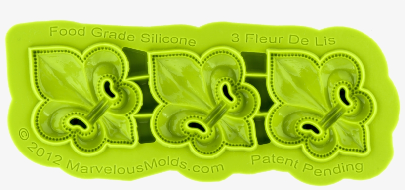 3 Fleur De Lis Marvelous Mold, transparent png