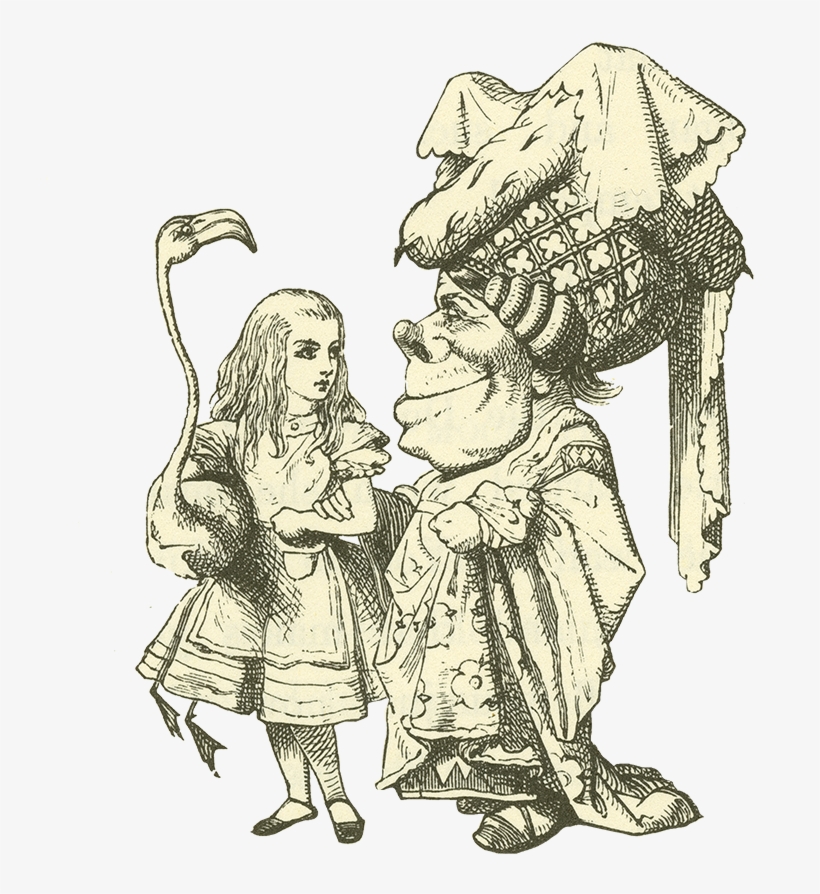 Clip Library Download Alice Drawing Modern Day - Pages From Lewis Carroll's Alice In Wonderland, transparent png
