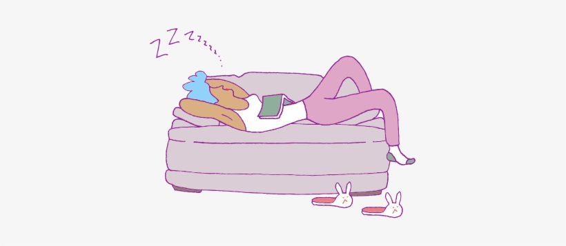 #selfcareaware - Couch, transparent png