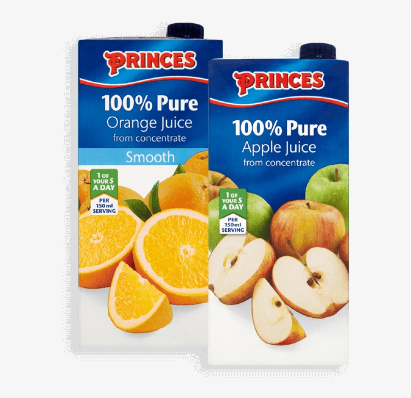Pure Fruit Juice - Princes Orange Juice, transparent png