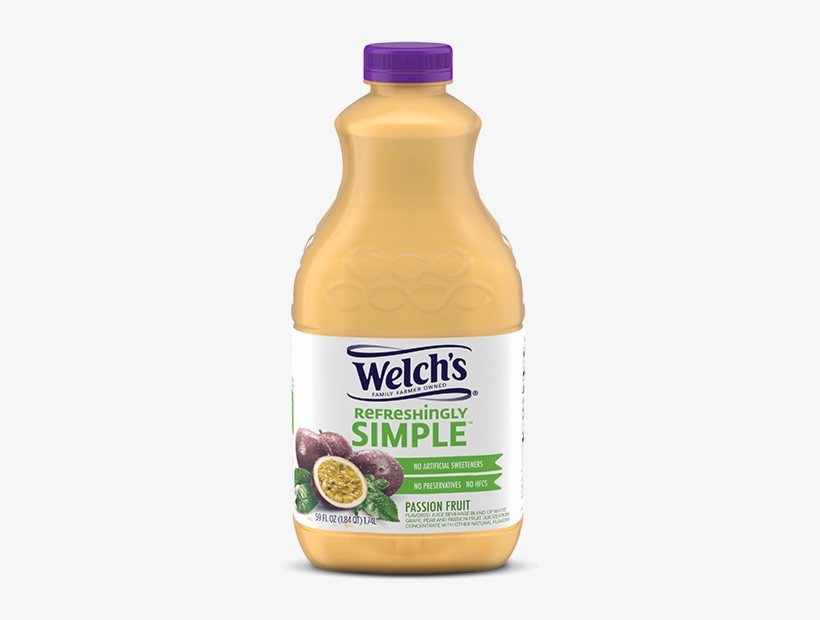 Thumbnail - Welch's Refreshingly Simple Passion Fruit, transparent png