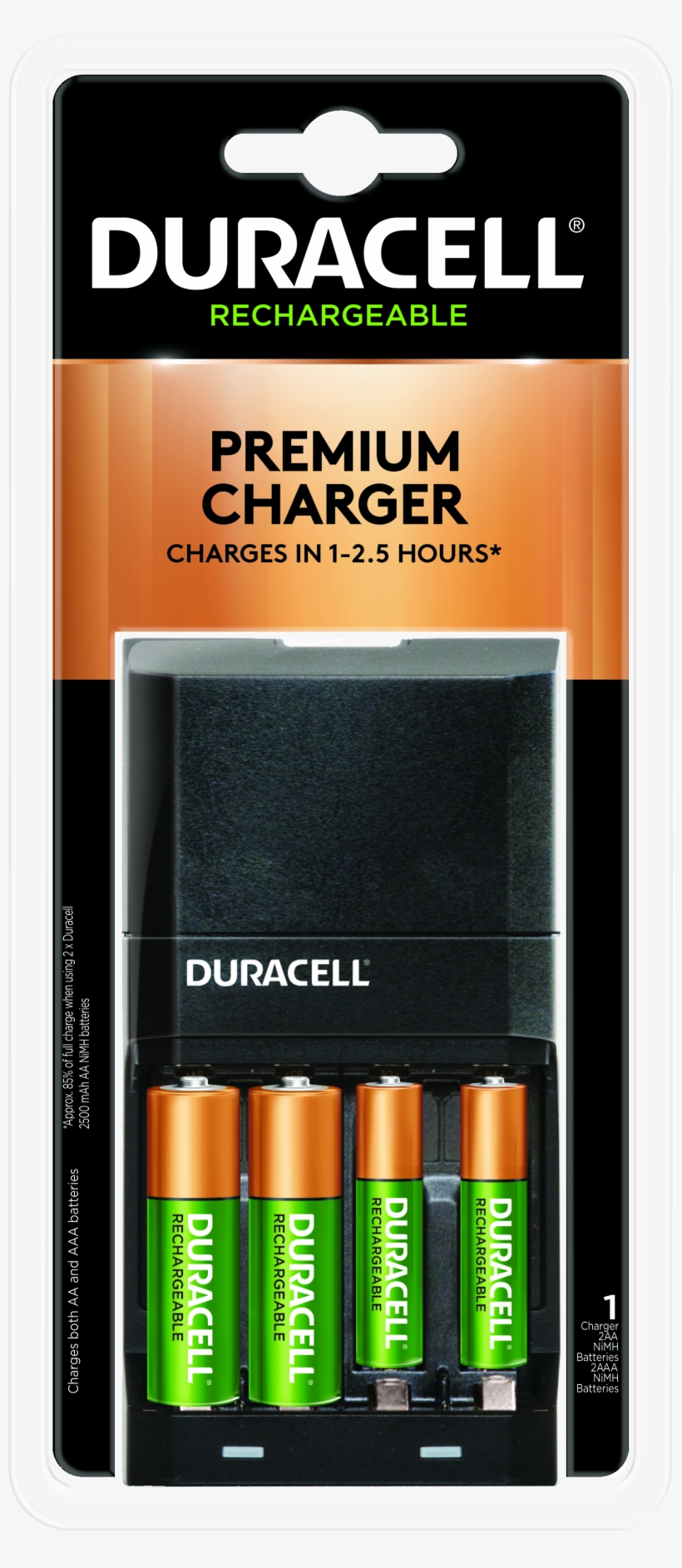 Duracell Ion Speed 4000 Rechargeable Battery Charger, - Rechargeable Batteries Duracell, transparent png