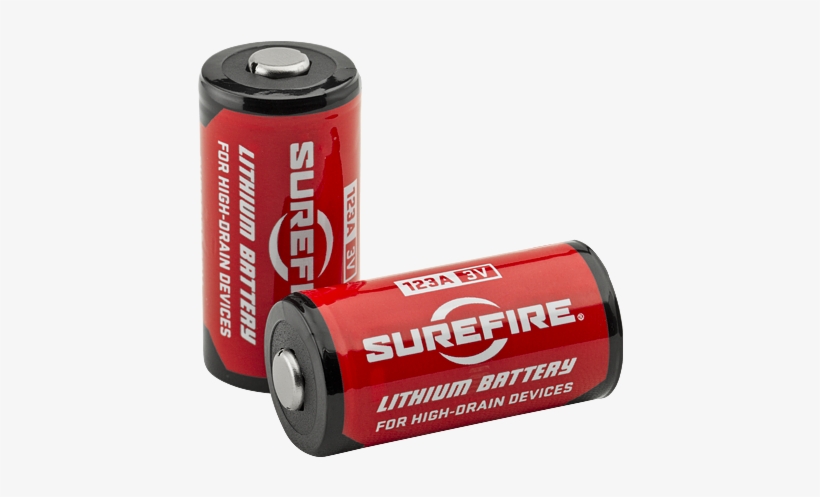 Battery Duracell Sticker - Surefire Cr123a, transparent png