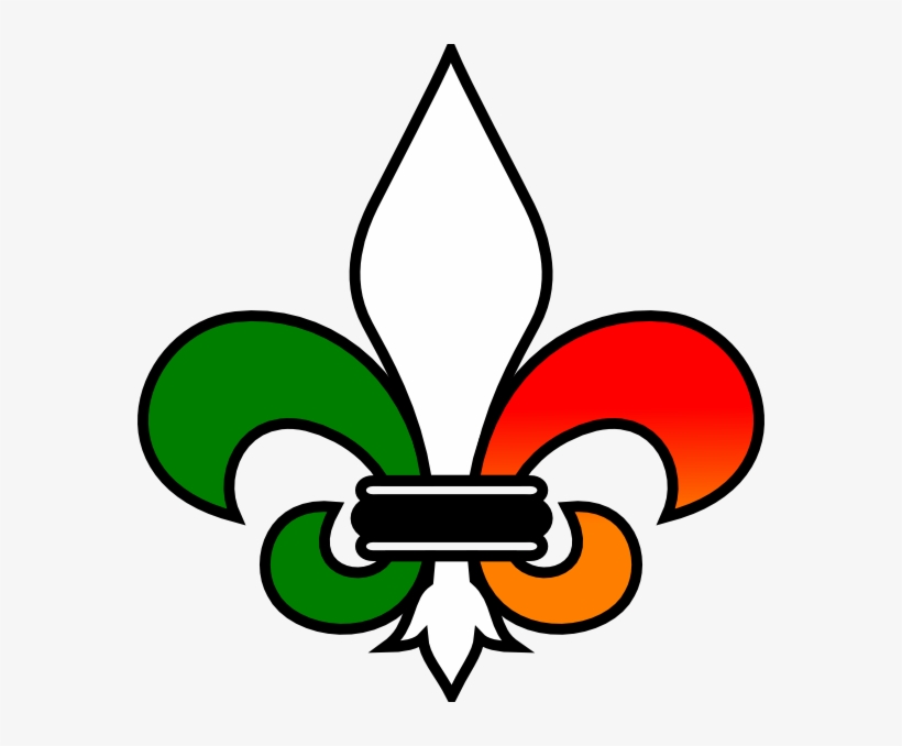 Irish Italian Clip Art At Vector Clip Art - Fleur De Lis Clip Art, transparent png