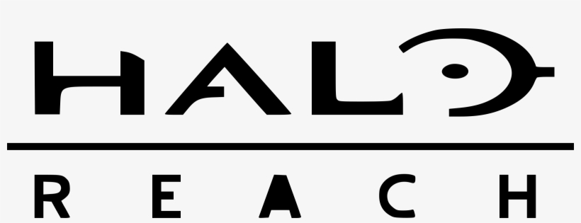 Halo Reach Logo Black And White - Halo Reach Logo, transparent png