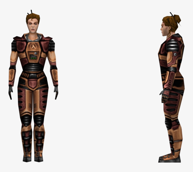 Download Zip Archive - Half Life Gina Model, transparent png