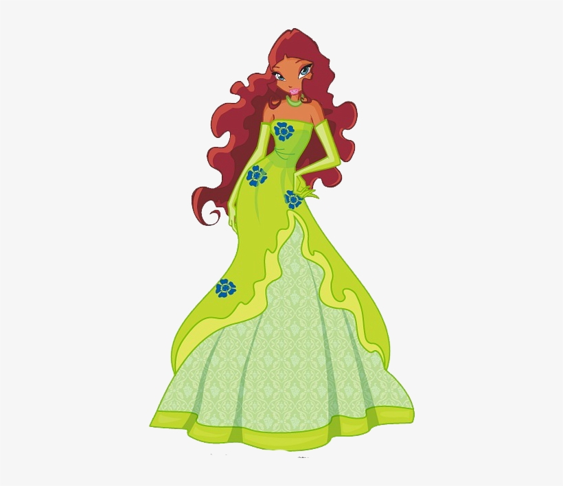Layla Dress - Winx Club Season 4, transparent png