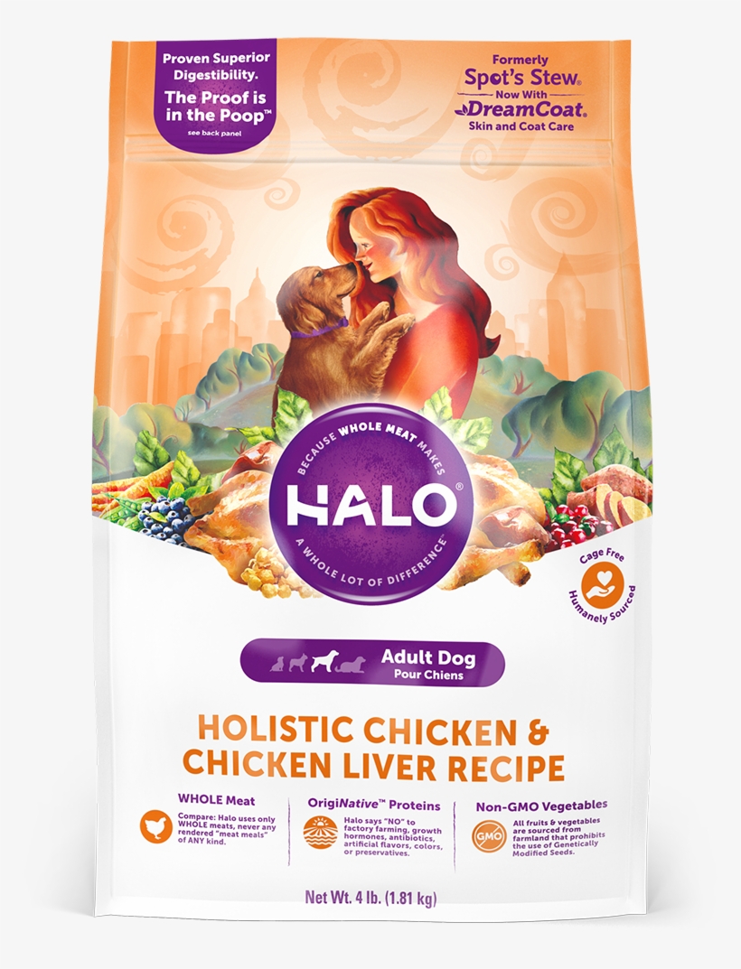 Halo Holistic Chicken And Chicken Liver Recipe For - Halo Holistic Turkey, Turkey Liver & Duck Recipe, transparent png