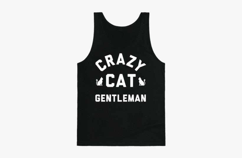 Crazy Cat Gentleman Tank Top - Memory Of When I Cared Shirt, transparent png