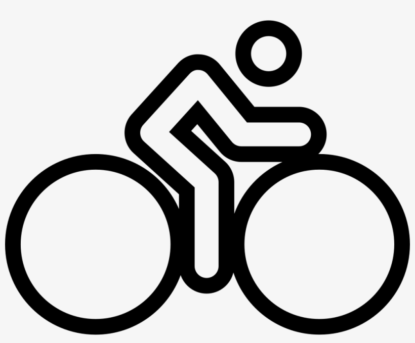 Man Riding A Bike Comments - Desenho Andando De Bike, transparent png