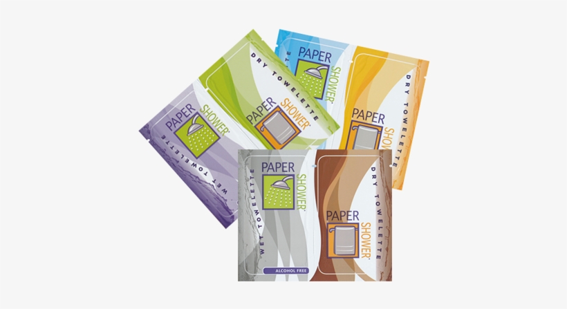Free Shipping Is Now Offered On Paper Shower Dual Wet - Paper Shower-alcohol Free (new!) 120 Body Wipe Packs, transparent png