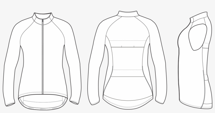 Ebc Light Rain Jkt Women - Long-sleeved T-shirt, transparent png