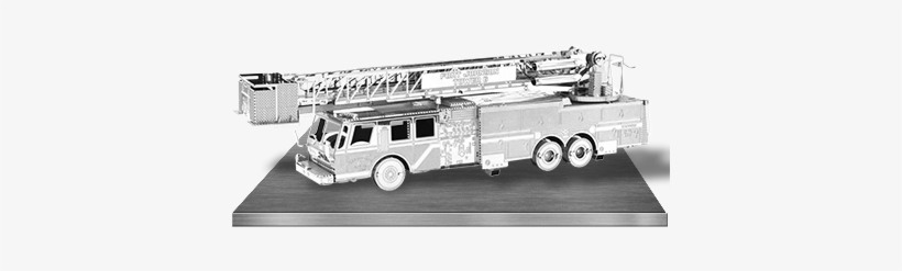 Picture Of Fire Engine - Metal Earth Fire Truck Model, transparent png