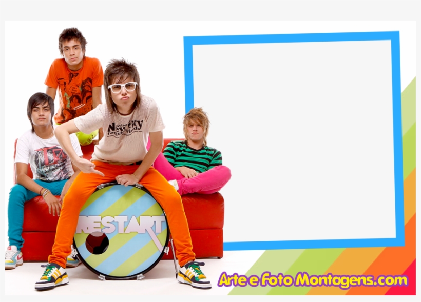 Montagem Para Fotos - Restart, transparent png
