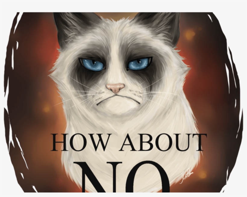 Grumpy Cat By Marshmellou On Deviantart - Throw Pillow, transparent png