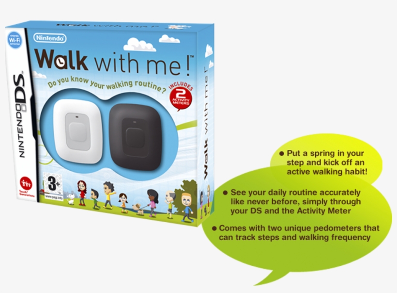 Wwm Bubble En - Personal Trainer: Walking (nintendo Ds, 2009) New, transparent png
