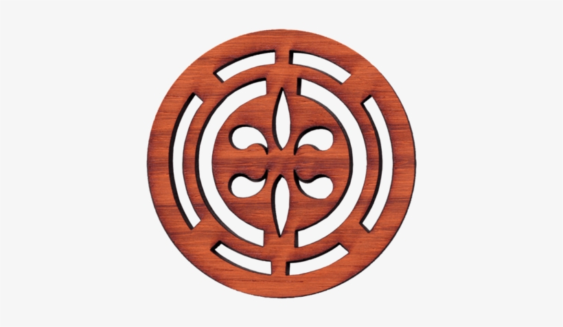 Rosette, Fleur De Lis, Padauk, 2 3/16" Diameter - Fleur-de-lis, transparent png
